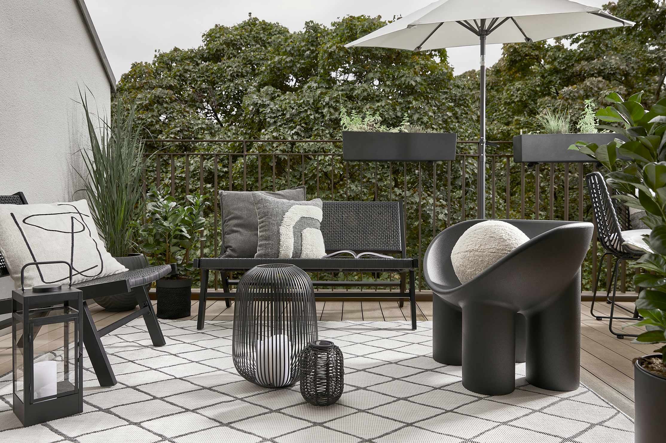 Monochroom voor buiten