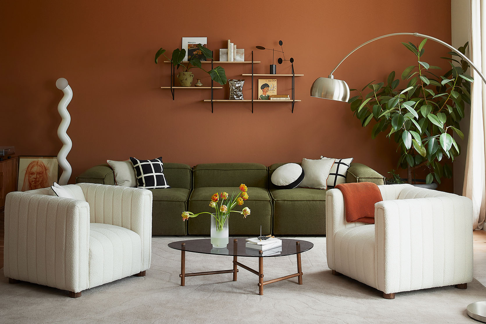 Moderne Vibes im Wohnzimmer