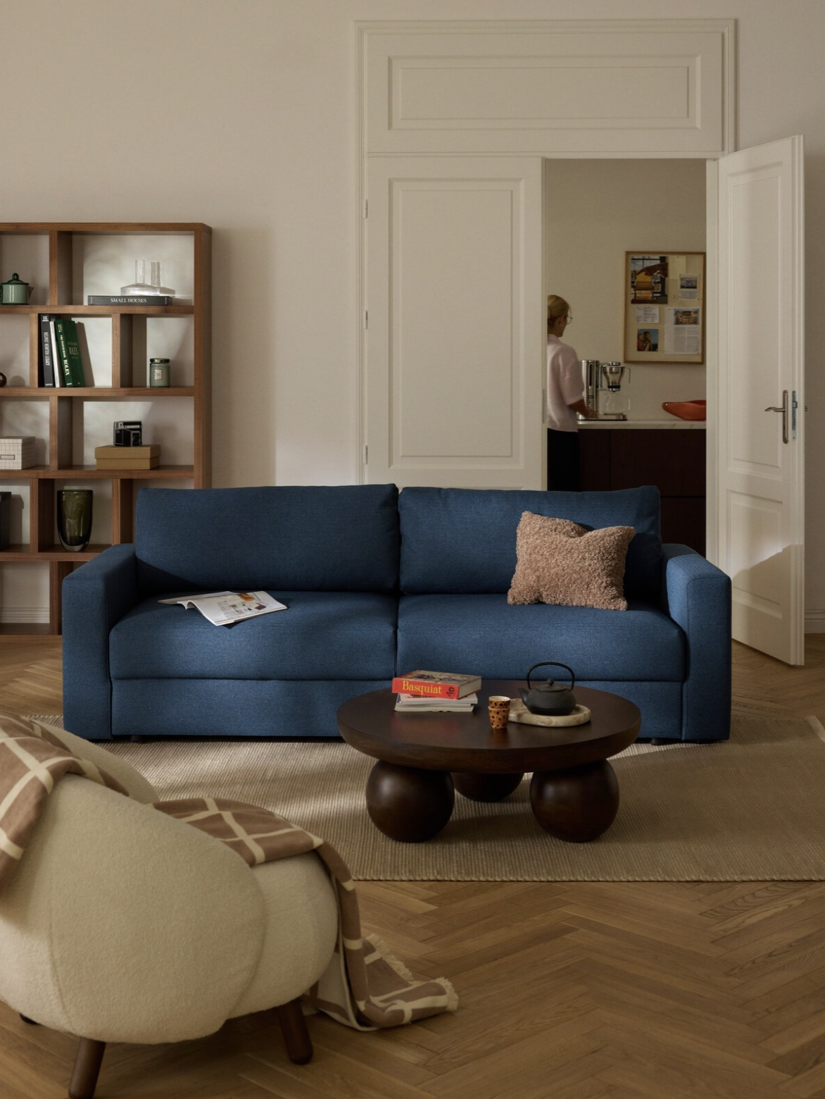 Dream blue! TAYLA sofa bed