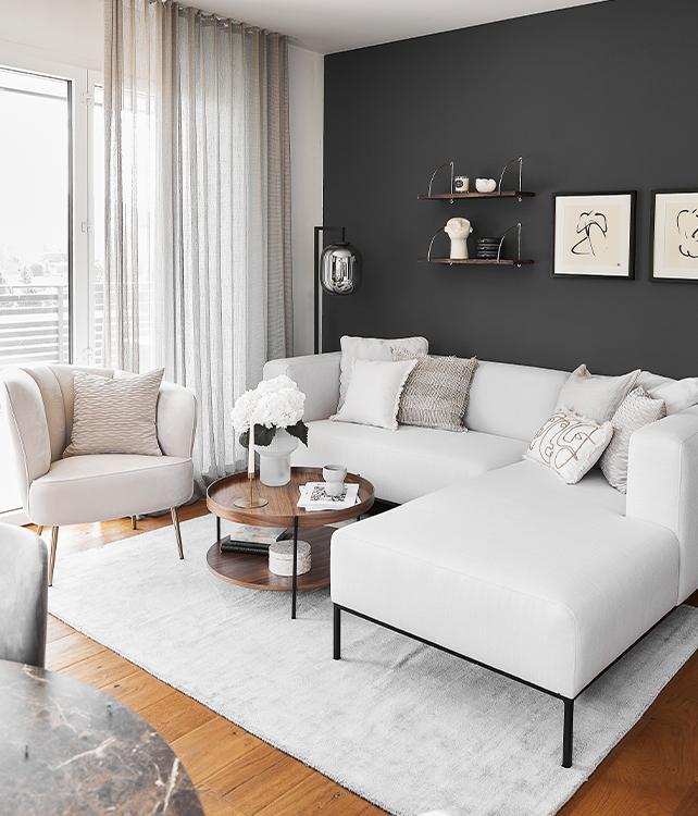 Kompaktní obývací pokoj 