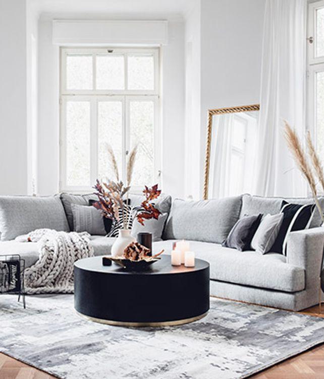 Sofa-Styling: Grey